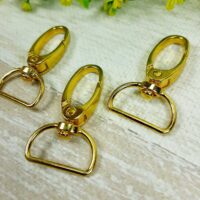 LD-091-4 Карабин под ленту золото 43мм