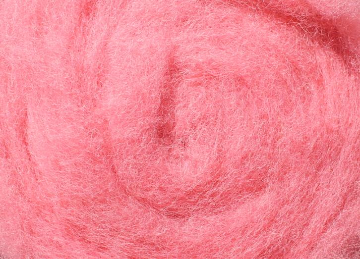 Новозеландский кардочес Латвия 27мкм 40г К4004 розовый