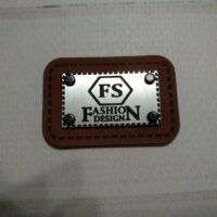 Бирка-лейба FASHION 04 40*25мм коричневая
