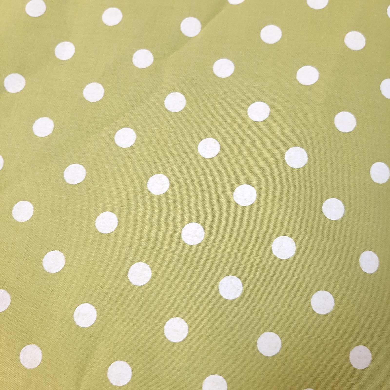 Хлопковая ткань (бязь Gold) 160см Горошек салат