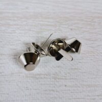 Ніжки для сумки пуклі 2 вусика 4шт 15х7мм платина СФ1507н01