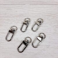 LD-077-2 Карабин для ключей 34мм серебро