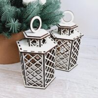 ПА-ДД-013-1 Підсвічник 10,5*10,5*20см білий