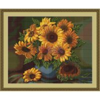 Luca-S В440 Подсолнухи, набор для вышивания нитками