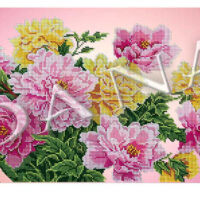 ДАНА-534 Букет пионов, схема под бисер