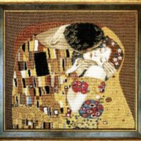 Чарiвна Мить 411 Поцелуй по мотивам Г.Климта, набор для вышивания нитками