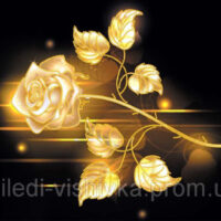 Миледи СЛ-3233 Golden Rose, схема под бисер