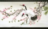 Чарiвна Мить РК-122 Журавли собирающие росу, набор с частичной вышивкой нитками