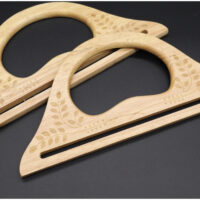 Ручки для сумок светлое дерево 25см FM-221