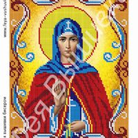 Фея Вышивки АТ-64 Св. Марина, схема под бисер
