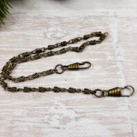 Цепочка для сумки 35см бронза 168039