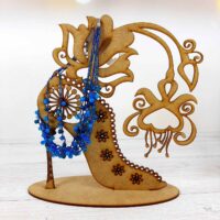 ПА-БП-007 Подставка под бижутерию Туфелька 22*25*8см