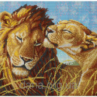 ДАНА-367 Мой лев, схема под бисер