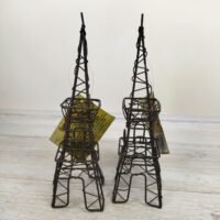 Timeless Minis Металева міні Ейфелева вежа 6*11*19,5 коричнева