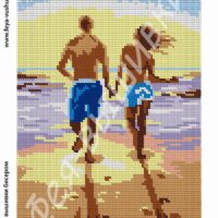 Фея Вышивки АП-161 Море, схема под бисер