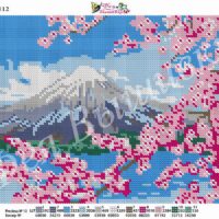 Фея Вышивки АП-112 Сакура, схема под бисер