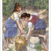 Золотая подкова ЗПЛ-016 Возле родника, схема под бисер