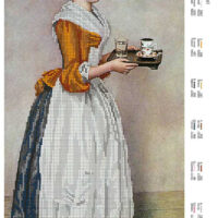 ДАНА-355 Шоколадница, схема под бисер