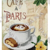 ДАНА-185 Кофе в Париже, схема под бисер