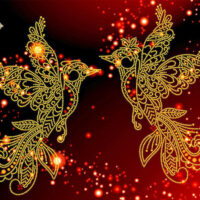 Миледи СЛ-3360 Райские птицы, схема под бисер