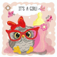 Миледи СЛ-4110 Метрика для девочки, схема под бисер