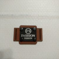 Бирка-лейба FASHION 12 26*15мм коричневая
