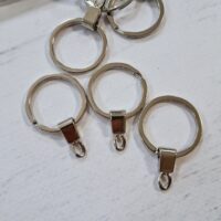 LD-047-2 Кольцо без цепочки 30мм серебро