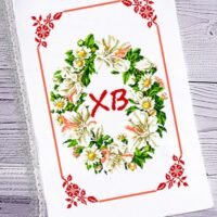 Бісер Арт Пасхальний рушник для вишивки бісером(нитками) (091)
