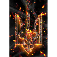 Алмазна вишивка DM-428 Тризуб 40*60см