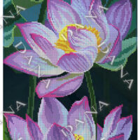 ДАНА-5110 Лотосы, схема под бисер