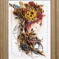 Чарiвна Мить Б-643 Зототая осень, набор для вышивания бисером