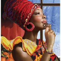 ДАНА-390 Африканочка, схема под бисер