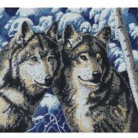 ДАНА-396 Волки, схема под бисер