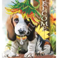 Фея Вышивки АВ-355 Собака и подсолнух, схема под бисер