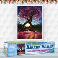 Алмазна вишивка DMF-353 Дерево щастя 40*50см (на підрамнику)