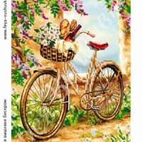 Фея Вышивки АВ-287 Велосипед, схема под бисер