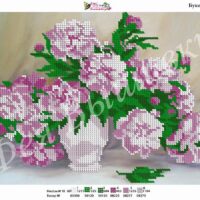 Фея Вышивки АВ-71 Букет пионов, схема под бисер