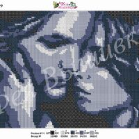 Фея Вышивки АП-99 Двое, схема под бисер