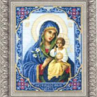 Чарiвна Мить 314 Пресвятая Богородица Неувядаемый цвет, набор для вышивания нитками