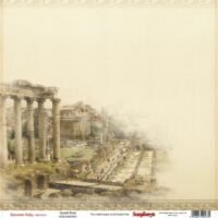 Бумага для скрапбукинга 30,5*30,5 см 180 гр/м двуст. Итальянские каникулы Древний Рим