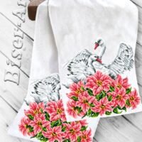Бісер Арт Рушник весільний для вишивки бісером(нитками) (8052)