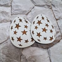 ПА-ПЯ-5(3) Яйце гравірування зірки 6*8см