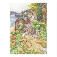 ВДВ Т-0287 Волки, схема под бисер