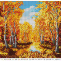 ДАНА-343 Осень, схема под бисер