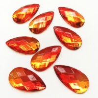 Стразы пришивные Капля 11*18мм Cooper