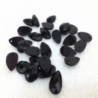 Стразы пришивные Капля 11*18мм Jet