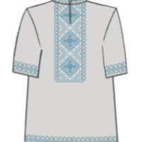 Сорочка мужская 785-14/08 р.50 (кор. рукав) лен