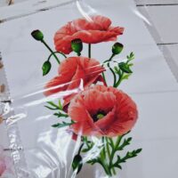 Принт для вишивки "Маки" RAS-99 А4 19*28см