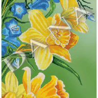 ДАНА-5101 Нарциссы, схема под бисер