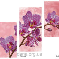 ДАНА-42 Орхидея. Триптих, схема под бисер